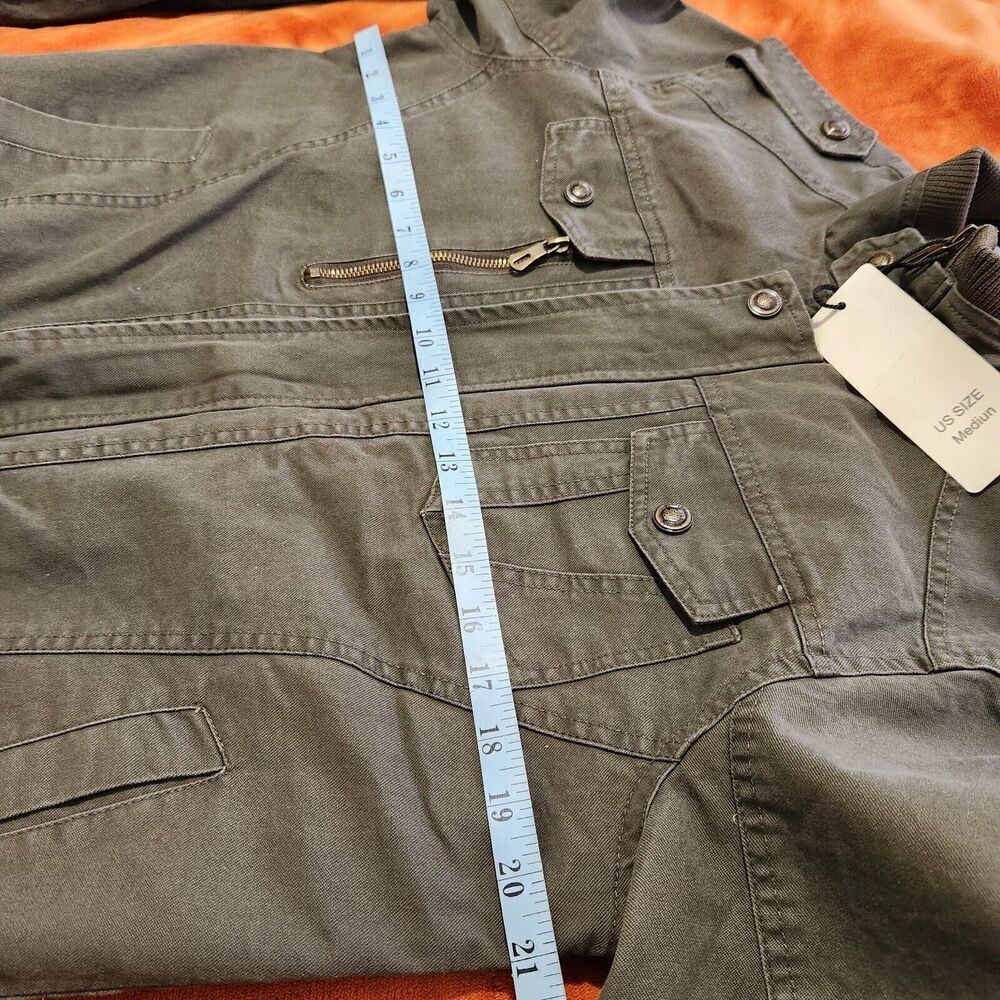 Chouyatou Jacket Women Size Medium Olive Green Color - Picture 8 of 15